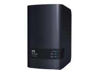 WD My Cloud EX2 Ultra WDBVBZ0080JCH - Personlig molnlagringsenhet - 2 fack - 8 TB - HDD 4 TB x 2 - RAID 0, 1, JBOD - RAM 1 GB - Gigabit Ethernet - iSCSI support