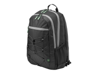 HP Active - Notebook-väska - 15.6 - svart, mintgrön - för Chromebook 14 Pavilion Aero Laptop 13 Pavilion x360 Laptop Spectre x360 Laptop