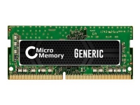 CoreParts - DDR4 - modul - 8 GB - SO DIMM 260-pin - 2666 MHz / PC4-21300 - 1.2 V - ej buffrad - icke ECC - för ThinkCentre M625q M715q M715q (2nd Gen) M720q M820z M920q M920x M920z ThinkPad A485 P1 P52 P72 X1 Extreme ThinkStation P330 Tiny V330-15IGM V330-20ICB V530-22ICB V530-24ICB