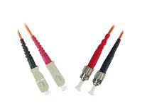 MicroConnect - Nätverkskabel - ST/PC multiläge (hane) till SC/PC multiläge (hane) - 3 m - fiberoptisk - 50/125 mikron - OM1