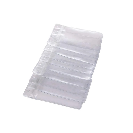 Transparenta ID-kortsfodral, 10-pack
