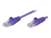 MicroConnect - Nätverkskabel - RJ-45 (hane) till RJ-45 (hane) - 5 m - UTP - CAT 5e - lila
