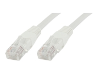 MicroConnect - Nätverkskabel - RJ-45 (hane) till RJ-45 (hane) - 0.5 m - UTP - CAT 6 - halogenfri - vit