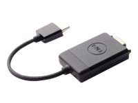 Dell - Videokort - HDMI hane till HD-15 (VGA) hona - för Chromebook 3120 Inspiron 17 77XX, 24 5459, 3059, 3263, 5458, 55XX, 7459 Vostro 3650
