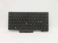 Lite-On - Ersättningstangentbord för bärbar dator - med Trackpoint, UltraNav - bakgrundsbelyst - QWERTY - Nordisk - för ThinkPad L14 Gen 1 20U1, 20U2, 20U5, 20U6