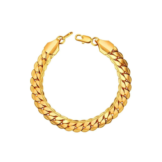 Armband - Kubansk Länk, Guld
