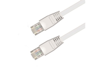 Sinox - Nätverkskabel - RJ-45 (hane) till RJ-45 (hane) - 2 m - FTP - CAT 6 - startad, platt - vit