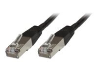 MicroConnect - Nätverkskabel - RJ-45 (hane) till RJ-45 (hane) - 20 m - FTP - CAT 6 - svart