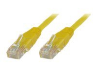 MicroConnect - Nätverkskabel - RJ-45 (hane) till RJ-45 (hane) - 5 m - UTP - CAT 6 - gul