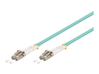 MicroConnect - Nätverkskabel - LC/UPC-multiläge (hane) till LC/UPC-multiläge (hane) - 2 m - fiberoptisk - 50/125 mikron - OM3 - orange