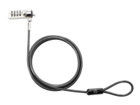 HP Essential Combination Lock - Säkerhetskabellås - 1,22 m - för EliteBook 830 G6, 8770 ZBook 15u G3, 15u G4, 15u G5, 15u G6, 17 G3, 17 G4, 17 G5, 17 G6