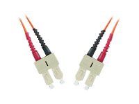 MicroConnect - Nätverkskabel - SC/APC enkelläge (hane) till SC/UPC enkelläge (hane) - 2 m - fiberoptisk - 9 / 125 mikrometer - OS1 - gul