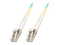 MicroConnect - Nätverkskabel - LC/PC-multiläge (hane) till LC/PC-multiläge (hane) - 15 m - fiberoptisk - 50/125 mikron - OM3 - orange