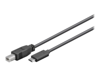 MicroConnect - USB-kabel - USB-C (hane) till USB Typ B (hane) - USB 3.2 Gen 1 - 5 m - svart