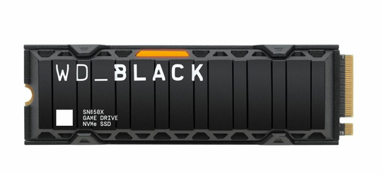 WD Black SN850X 2TB NVMe SSD Game Heatsink