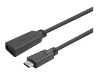 VivoLink - USB-kabel - USB-C (hane) till USB typ A (hona) - USB 3.2 Gen 1 - 0.9 A - 3 m - svart