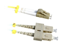 Lanview - Patchkabel - LC/UPC multi-mode (han) til SC/UPC multi-mode (han) - 10 m. - 2 mm - fiberoptik - duplex - 50 / 125 my - OM3 - halogenfri - akvamarin