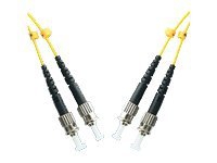 MicroConnect - Nätverkskabel - ST/PC enkelläge (hane) till ST/PC enkelläge (hane) - 20 m - fiberoptisk - 9 / 125 mikrometer - OS1 - halogenfri