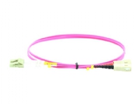 MicroConnect - Nätverkskabel - LC/UPC-multiläge till SC/UPC-multiläge - 3 m - fiberoptisk - 50/125 mikron - OM4 - halogenfri - erika-violett