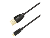 Sinox i-Media - USB-kabel - USB (han) til Micro-USB Type B (han) - USB 2.0 - 2 m - sort