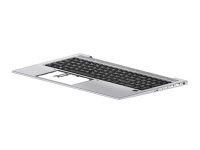 HP - Ersättningstangentbord för bärbar dator - med pekpinne, ClickPad - bakgrundsbelyst - fransk - med övre skydd - för EliteBook 850 G8