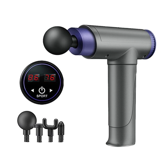 Massagepistol med LED-Display