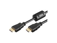 MicroConnect High Speed HDMI with Ethernet - HDMI med Ethernet-kabel - HDMI (hane) till HDMI (hane) - 1,5 m