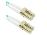Lenovo - Nätverkskabel - LC multiläge till LC multiläge - 3 m - fiberoptisk - OM4 - för ThinkSystem DB630, NE10032, NE2580 ThinkSystem DE4000H Hybrid DM3000 DM5000 SD630 V2