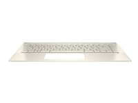 HP L53787-261, Underhölje + tangentbord, Bulgariska, Tangentbord med bakgrundsbelysning, HP, Pavilion x360 14-dh
