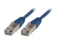 MicroConnect - Nätverkskabel - RJ-45 (hane) till RJ-45 (hane) - 1 m - FTP - CAT 6 - blå