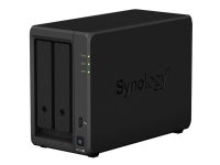 Synology Disk Station DS720+ - NAS-server - 2 fack - RAID 0, 1, JBOD - RAM 2 GB - Gigabit Ethernet - iSCSI support