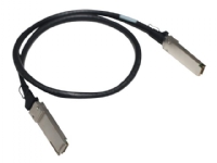 HPE X240 Direct Attach Cable - Nätverkskabel - QSFP+ till QSFP+ - 1 m - för HPE SN2100M 100, SN2410M 25 Apollo 4200, 4200 Gen10 Edgeline e920 ProLiant e910t 2U