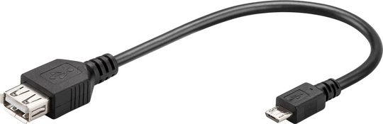 Micro-USB/USB-A OTG Höghastighets Kabel