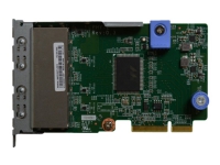 Lenovo ThinkSystem - Nätverksadapter - LAN-on-motherboard (LOM) - Gigabit Ethernet x 4 - för ThinkAgile VX Certified Node 7Y94, 7Z12 ThinkAgile VX7820 Appliance
