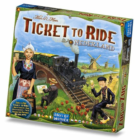 Ticket To Ride Map Collection No 4 - Nederland Expansion (Nordic+Eng)