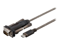 MicroConnect - USB-kabel - DB-9 (hane) till USB-C (hane) - USB 3.1 - tumskruvar