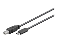 MicroConnect - USB-kabel - 24 pin USB-C (hane) till USB typ B (hane) - USB 3.2 Gen 1 - 1.8 m - inomhus - svart