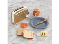 KidKraft Modern Metallics Toaster Set, Children''s cooking kit, 3 År, 11 styck
