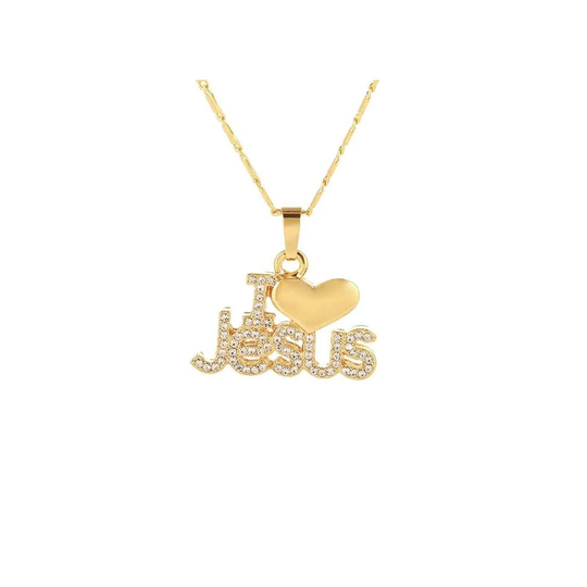 Halsband - I Love Jesus