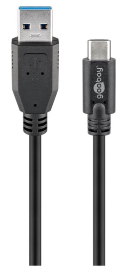 Laddkabel USB-C till USB 3.0 med Quick Charge stöd 15W (1 meter)