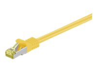 MicroConnect - Nätverkskabel - RJ-45 (hane) till RJ-45 (hane) - 5 m - SFTP, PiMF - CAT 7 - gul