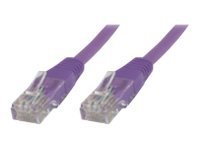 MicroConnect - Nätverkskabel - RJ-45 (hane) till RJ-45 (hane) - 5 m - UTP - CAT 5e - startad, tvinnad - lila