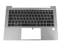 HP - Ersättningstangentbord för bärbar dator - bakgrundsbelyst - brittisk - med övre skydd - för EliteBook 830 G7