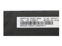 Chicony - Ersättningstangentbord för bärbar dator - med Trackpoint - bakgrundsbelyst - QWERTY - finska - FRU, CRU - Tier 2 - för ThinkPad A475 20KL, 20KM T470 20HD, 20HE, 20JM, 20JN