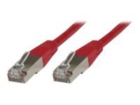 MicroConnect - Nätverkskabel - RJ-45 (hane) till RJ-45 (hane) - 2 m - FTP - CAT 6 - röd