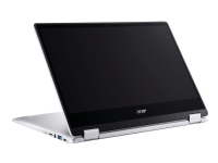 Acer Chromebook Spin 314 CP314-1HN - Flipputformning - Intel Celeron N5100 / 1.1 GHz - Chrome OS - UHD Graphics - 8 GB RAM - 64 GB eMMC - 14 pekskärm 1920 x 1080 (Full HD) - Wi-Fi 6 - rent silver - kbd: Nordisk