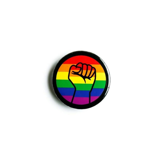 Pride, Pin - Regnbåge och knytnäve