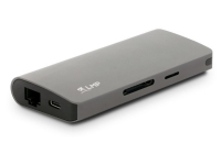 LMP 18641, USB 3.2 Gen 1 (3.1 Gen 1) Type-C, HDMI, Mini DisplayPort, USB 3.2 Gen 1 (3.1 Gen 1) Type-A, USB 3.1 (3.1 Gen 1) Type-C, VGA, MicroSD (TransFlash), SD, Grå, Aluminium, Gigabit Ethernet