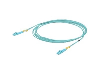 Ubiquiti UniFi - Patchkabel - LC/UPC multi-mode (hane) till LC/UPC multi-mode (hane) - 3 m. - fiberoptik - duplex - 50 / 125 my - OM3 - inomhus - aquamarine