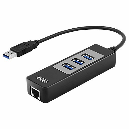 Deltaco Unitek 3 Port USB 3.0 Hubb med RJ45